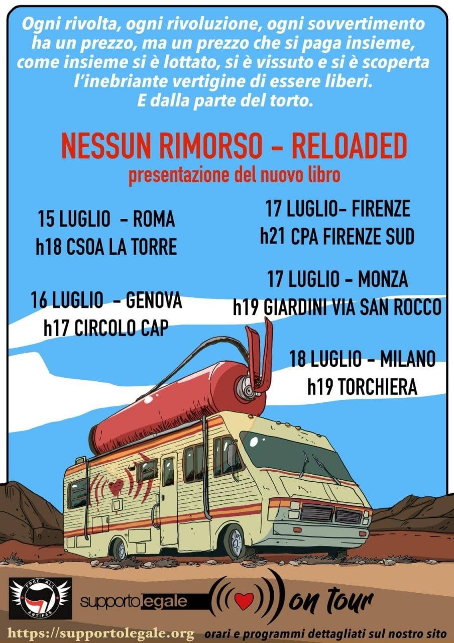 NESSUN RIMORSO RELOADED – Tour di presentazione