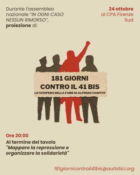 181 giorni contro il 41 bis